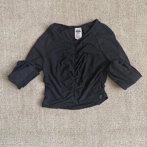 Gymshark Mesh Long Sleeve Crop Top Small